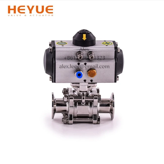 Pneumatic 3-PC Ball Valve (3)