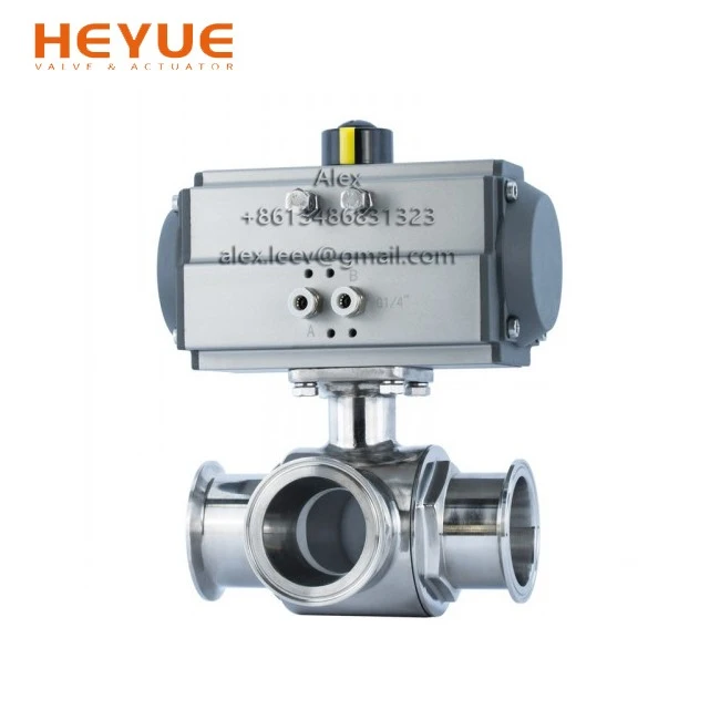 Pneumatic Sanitary Ball Valve (2)