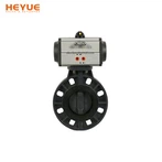 Supapă fluture PVC pneumatică